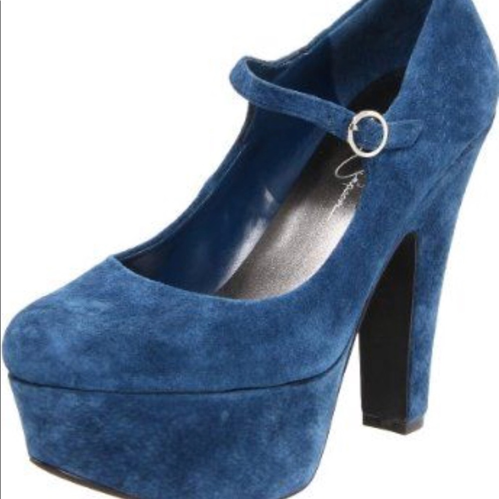 Jessica Simpson Platform High Heeled Shoes